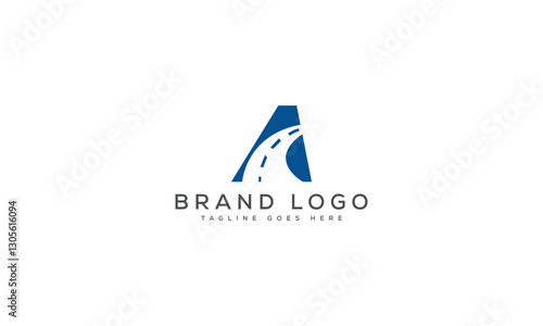 letter A logo design vector template design for brand.