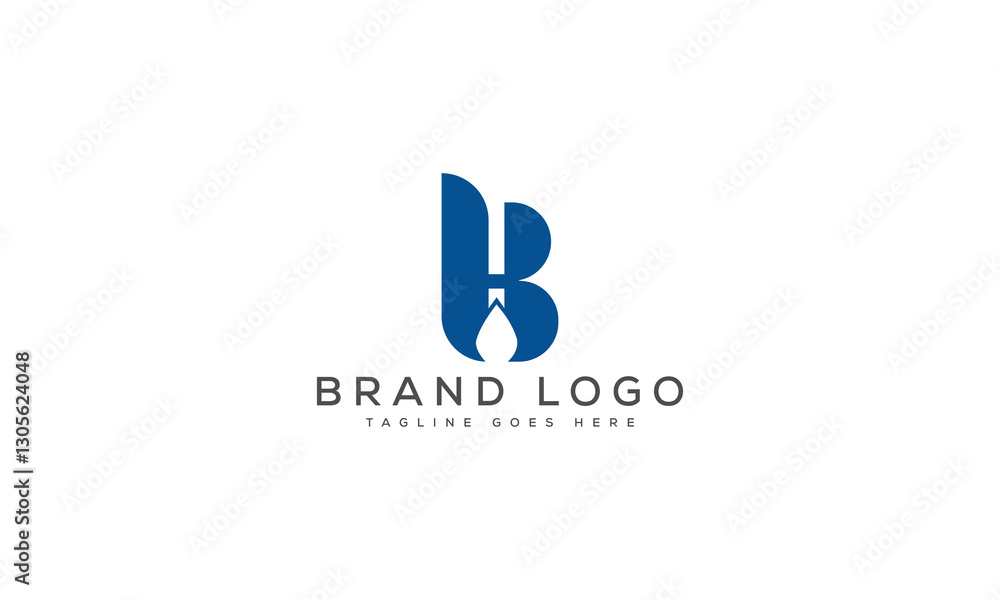 letter HB logo design vector template design for brand. letter HB logo design vector template design for brand.