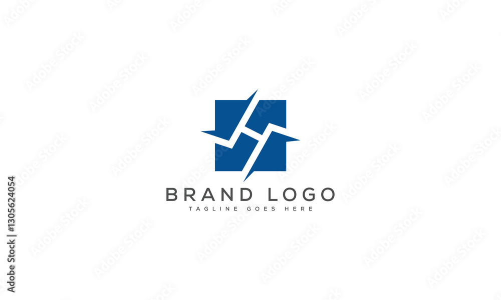 letter H logo design vector template design for brand. letter H logo design vector template design for brand.