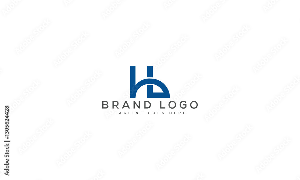 letter HB logo design vector template design for brand. letter HB logo design vector template design for brand.