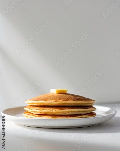 Wallpaper Mural Pancake golden brown with a fluffy texture Torontodigital.ca