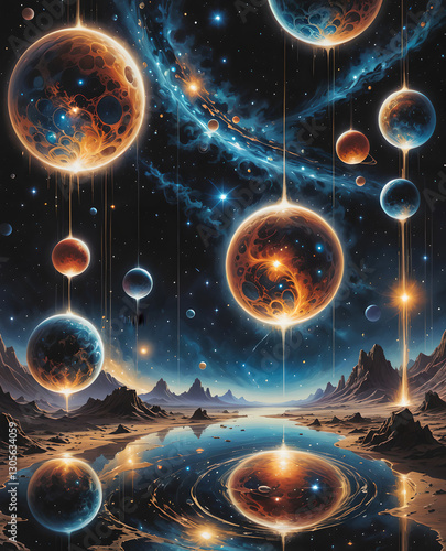 planet in space