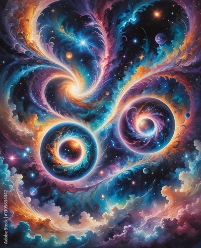 abstract fractal background