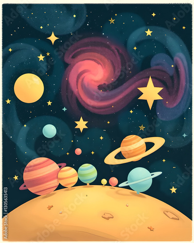 planet in space