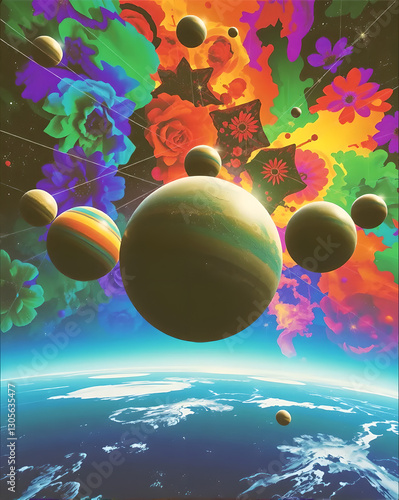 earth in space