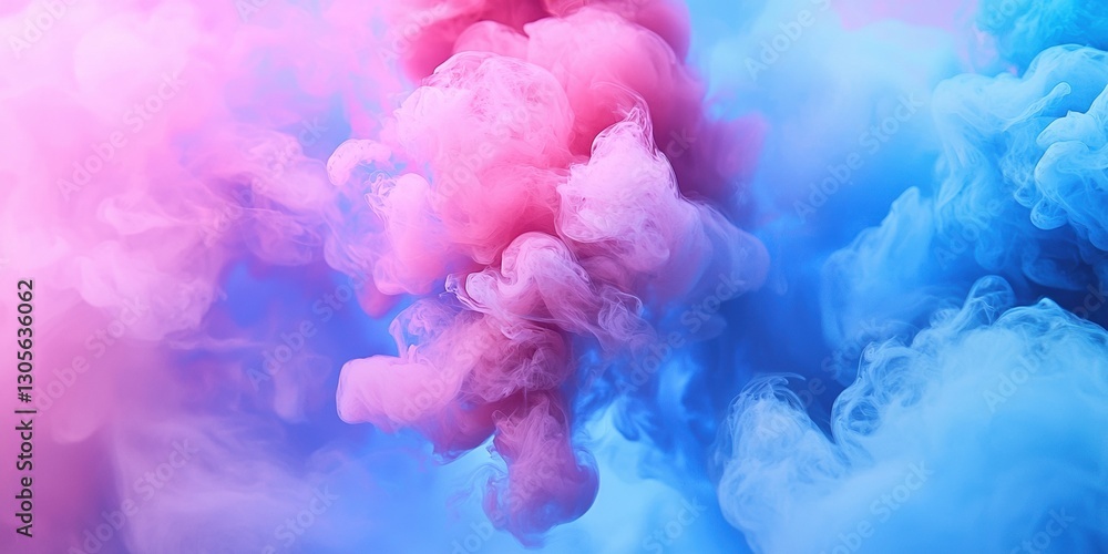 Fototapeta premium Pink, blue, and purple Colorful smoke background