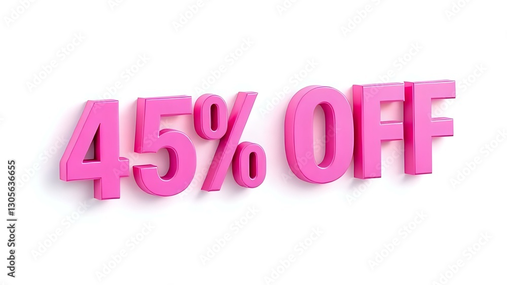3d discount text 3d discount text