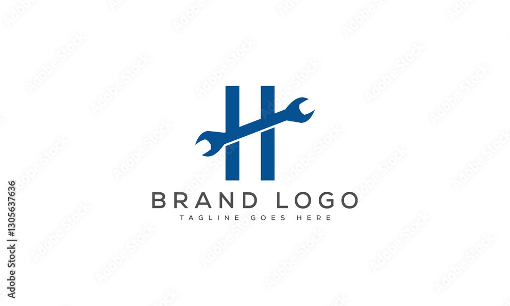 letter H logo design vector template design for brand. letter H logo design vector template design for brand.
