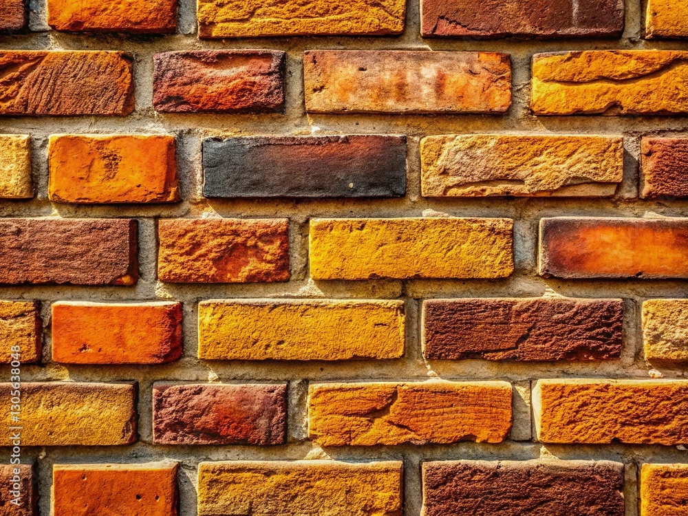Fototapeta premium Rustic Brick Background Texture for Father's Day: Warm Earthy Tones