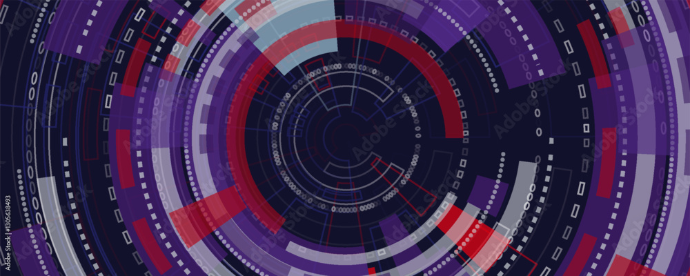 circle blue vector abstract technology background. circle blue vector abstract technology background.