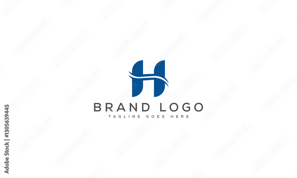 letter H logo design vector template design for brand. letter H logo design vector template design for brand.