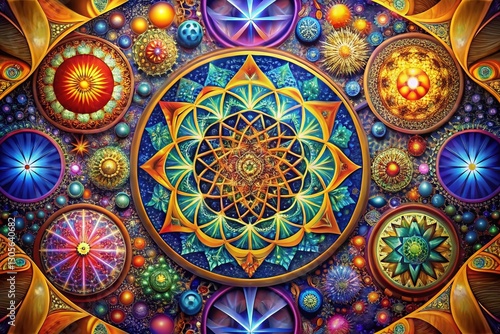 Wallpaper Mural Sacred Geometry Prints: Intricate Mandala Designs for Spiritual Decor Torontodigital.ca