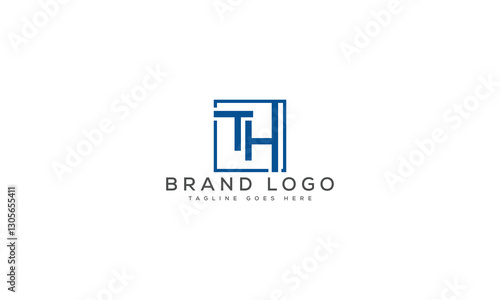 letter TH logo design vector template design for brand.