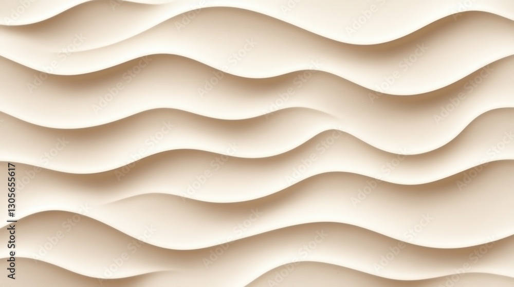 Elegant beige wave patterns on soft surface textured background for modern interiors and design projects Elegant beige wave patterns on soft surface textured background for modern interiors and design projects