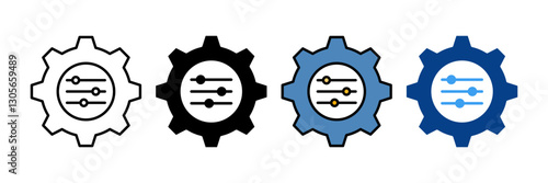Customizable Icon Set Multiple Style Collection