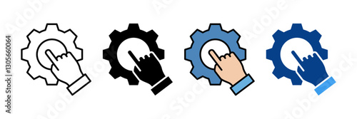 Touching Icon Set Multiple Style Collection,sensation, contact, physical, tactile, emotion, feeling, soft, experience, connection, perception, interaction, responsive, sense, comfort, engagement, sens