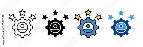 Expertise Icon Set Multiple Style Collection