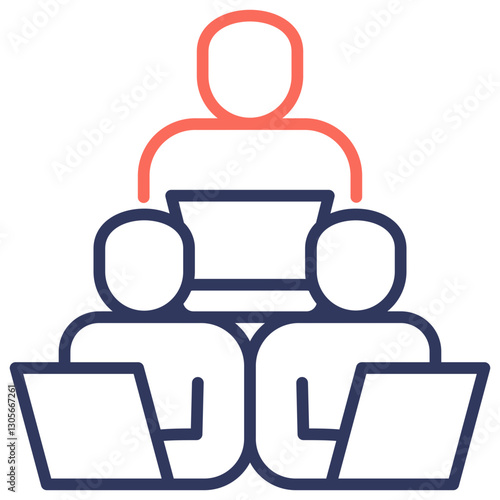 Team Dual Tone Icon