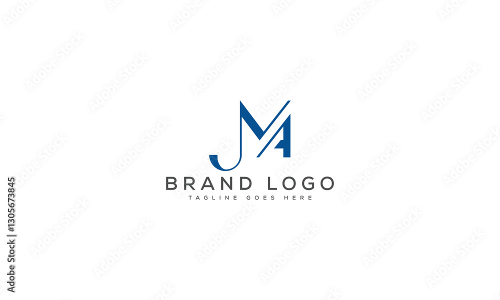 letter JM logo design vector template design for brand. letter JM logo design vector template design for brand.
