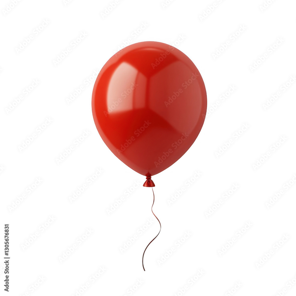 illustration of a balloon on a white background, with a soft color profile illustration of a balloon on a white background, with a soft color profile
