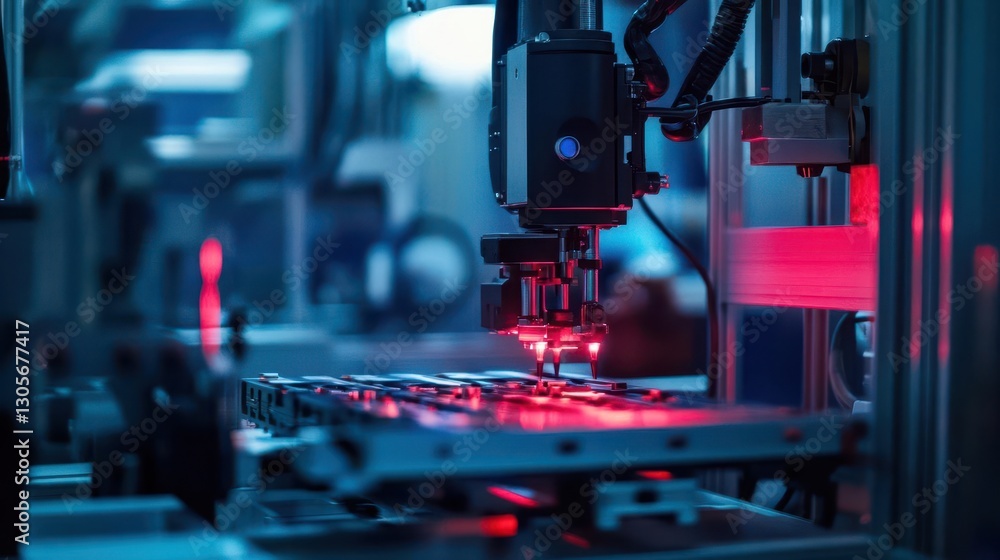 Advanced Automotive Manufacturing Facility with Robotic Assembly Lines Producing Electric Vehicles in High-Tech Industrial Setting Advanced Automotive Manufacturing Facility with Robotic Assembly Lines Producing Electric Vehicles in High-Tech Industrial Setting