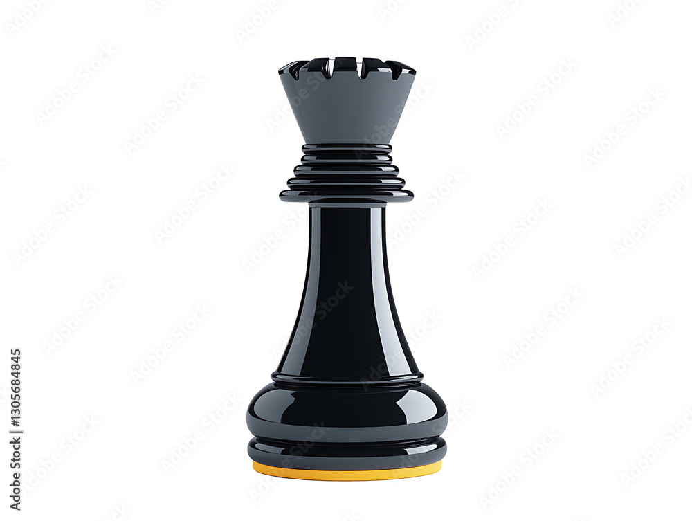 black chess piece 3D black chess piece 3D