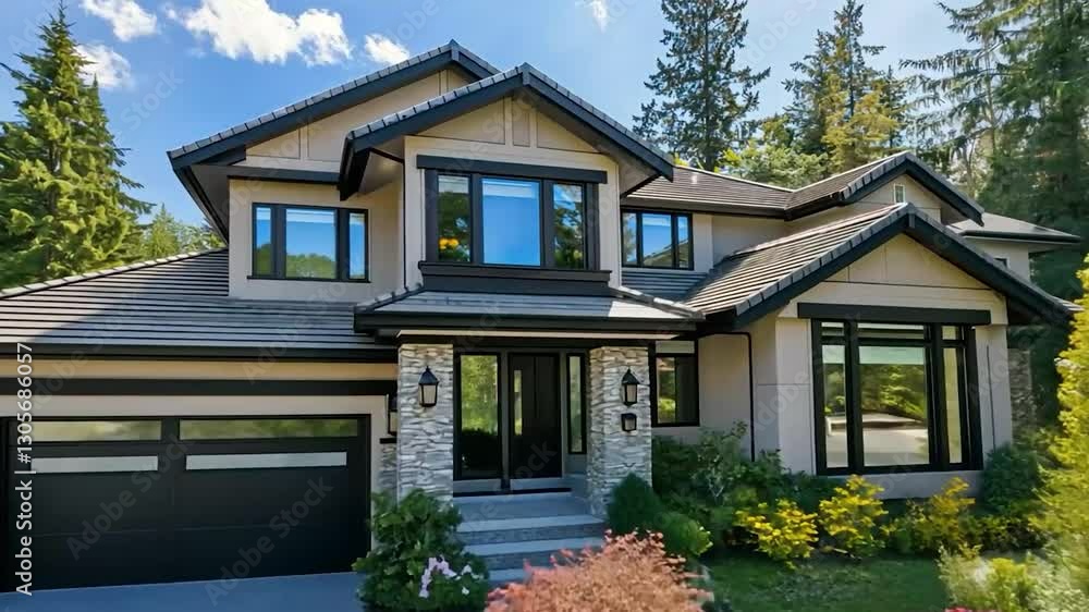 Luxury Home Exterior: Modern Architecture, Landscaping, and Design Luxury Home Exterior: Modern Architecture, Landscaping, and Design