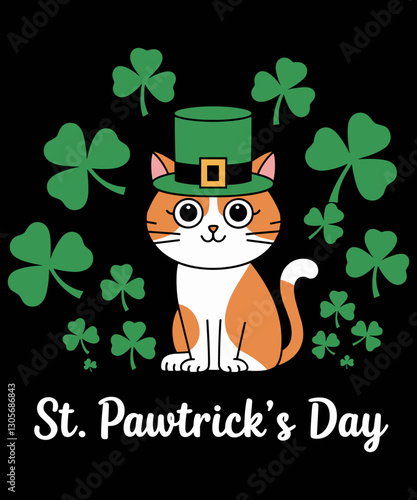 St Pawtrick's Funny St Patrick's Day