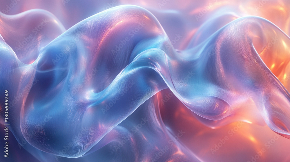 Abstract 3D shiny plastic waves with purple and blue textures, lustrous liquid wavy background, dynamic illumination, and reflective lights, symbolizing fluidity, motion, and modern aesthetics.
Abstract 3D shiny plastic waves with purple and blue textures, lustrous liquid wavy background, dynamic illumination, and reflective lights, symbolizing fluidity, motion, and modern aesthetics.