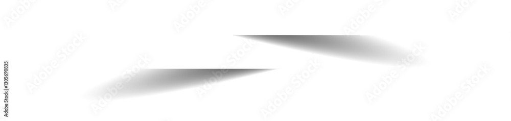 blank paper banners with shadows blank paper banners with shadows