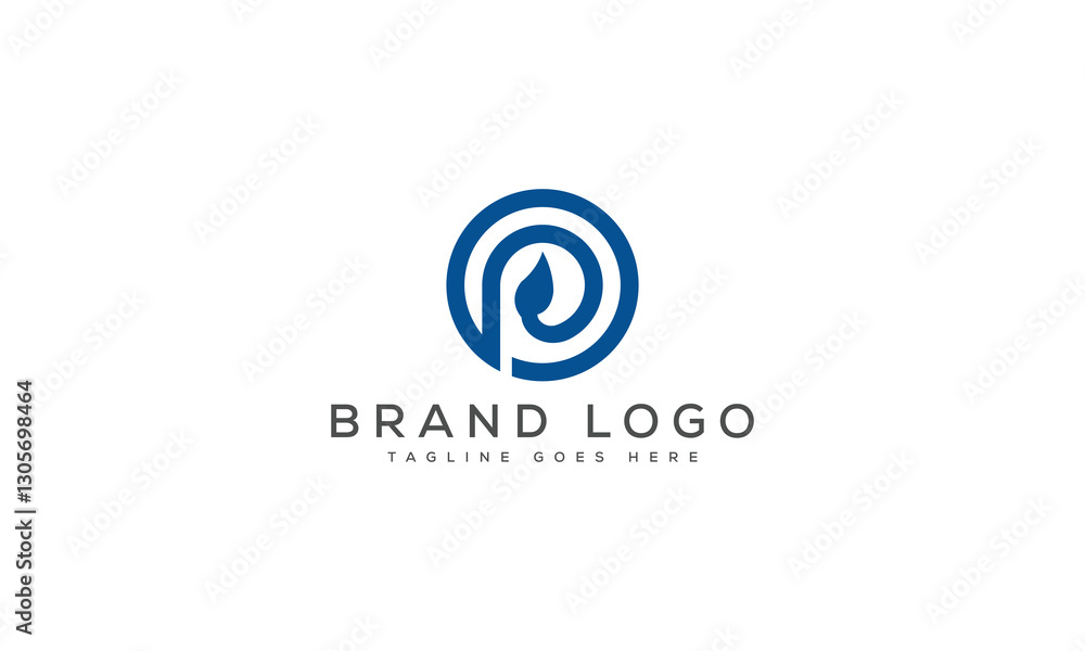 letter P logo design vector template design for brand. letter P logo design vector template design for brand.
