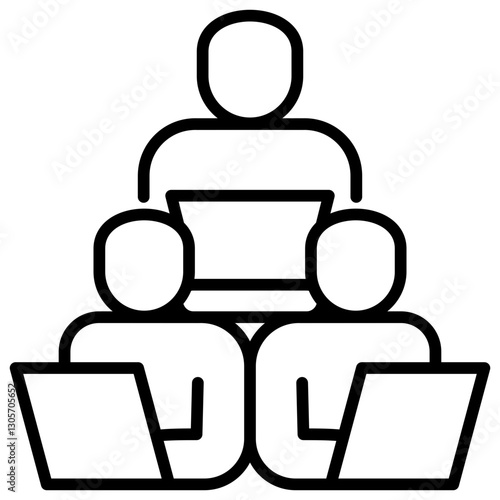 Team Line Icon