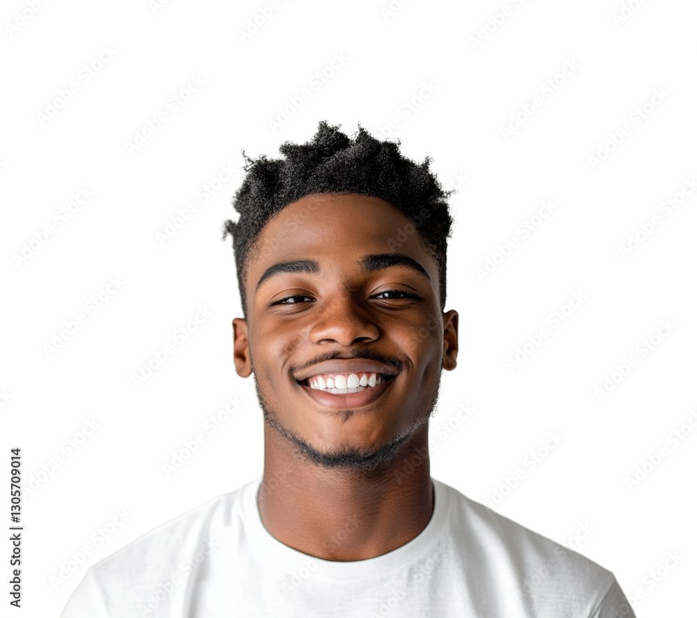 Smiling young man portrait. Isolated on transparent background, png. Smiling young man portrait. Isolated on transparent background, png.