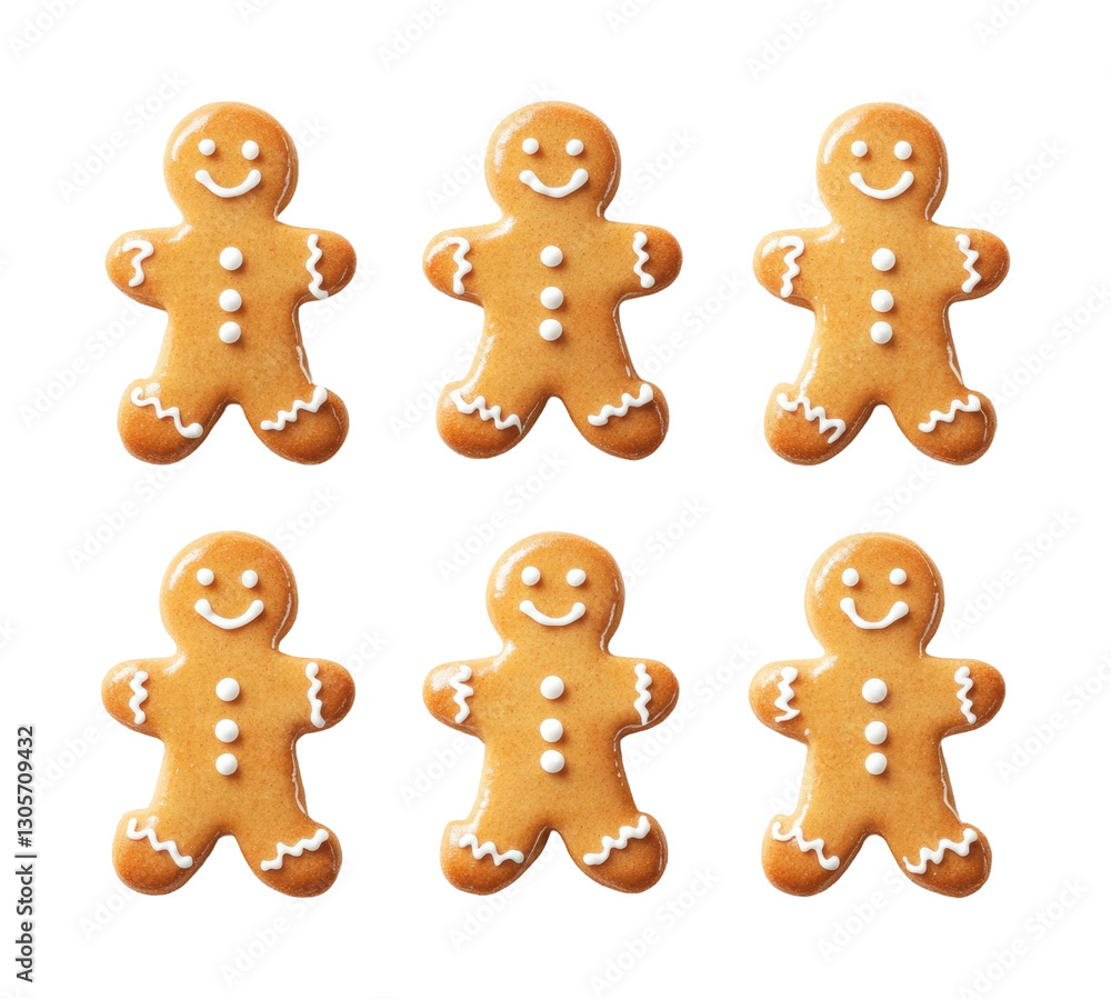 Festive gingerbread treats at home. Isolated on transparent background, png. Festive gingerbread treats at home. Isolated on transparent background, png.