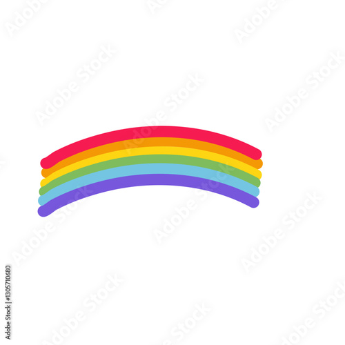 Cartoon rainbow
