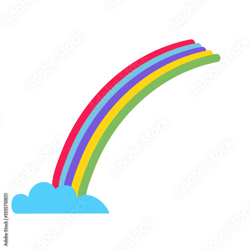 Cartoon rainbow
