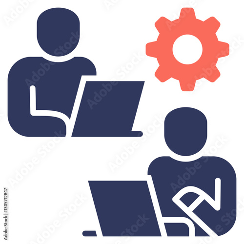 Co Worker Mixed Icon