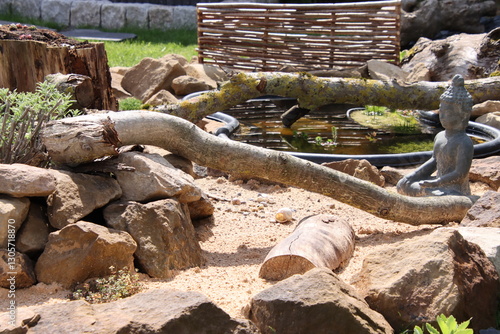 Sandarium für Wildbienen
