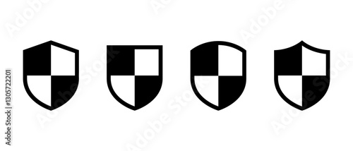 Shield protection icon set. Secure, protect sign. Safe, security symbol Free Download Shield protection icon set. Secure, protect sign. Safe, security symbol - GFXLoad