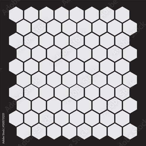 abstract background with hexagons