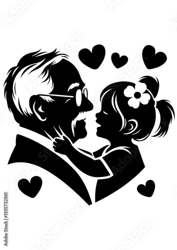 Grandpa SVG, Grandfather Svg Bundle, Grandparents Day, Grandson Svg Bundle, Grandkids Svg, Granddad Svg Clipart Vector, Grandfather Clipart, Grandparents Vector, Grandpa Vector, Grandpa Silhouette, Gr