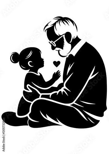 Grandpa SVG, Grandfather Svg Bundle, Grandparents Day, Grandson Svg Bundle, Grandkids Svg, Granddad Svg Clipart Vector, Grandfather Clipart, Grandparents Vector, Grandpa Vector, Grandpa Silhouette, Gr