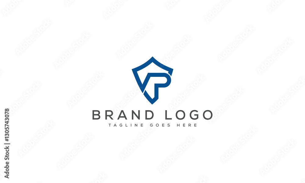 letter VP logo design vector template design for brand. letter VP logo design vector template design for brand.