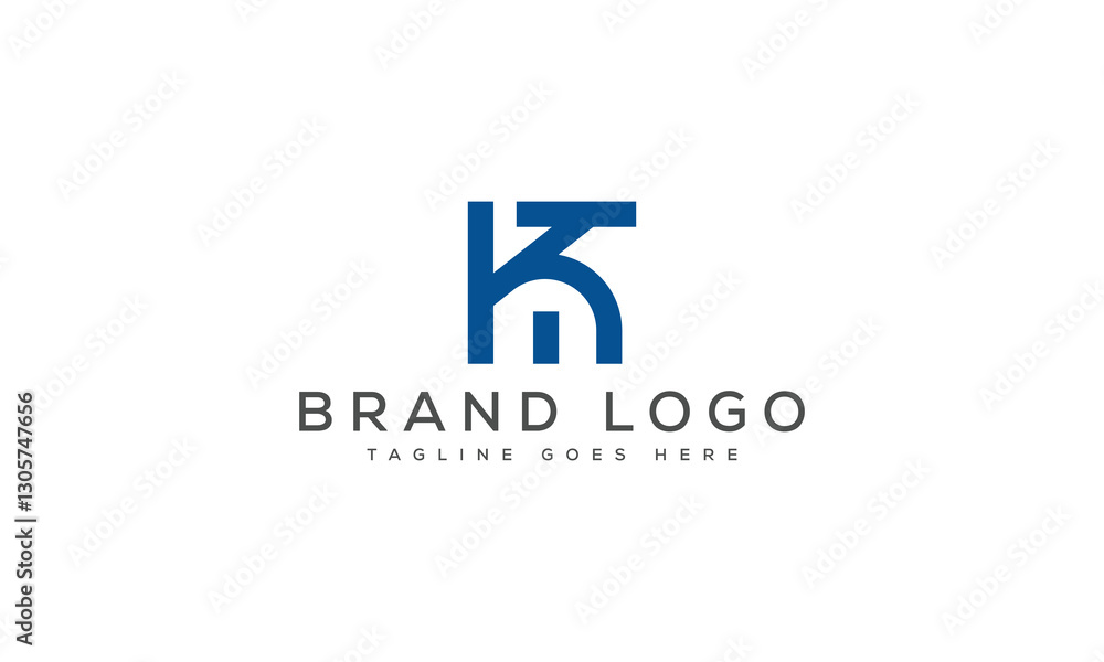letter KT logo design vector template design for brand. letter KT logo design vector template design for brand.
