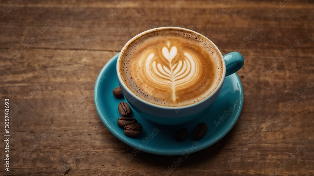 Fototapeta premium Cup of coffee on a table