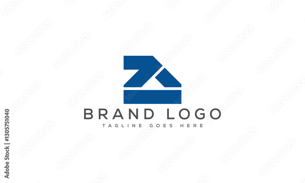 letter ZA logo design vector template design for brand. letter ZA logo design vector template design for brand.