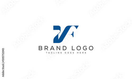 Free Download letter VF logo design vector template design for brand. - GFXLoad