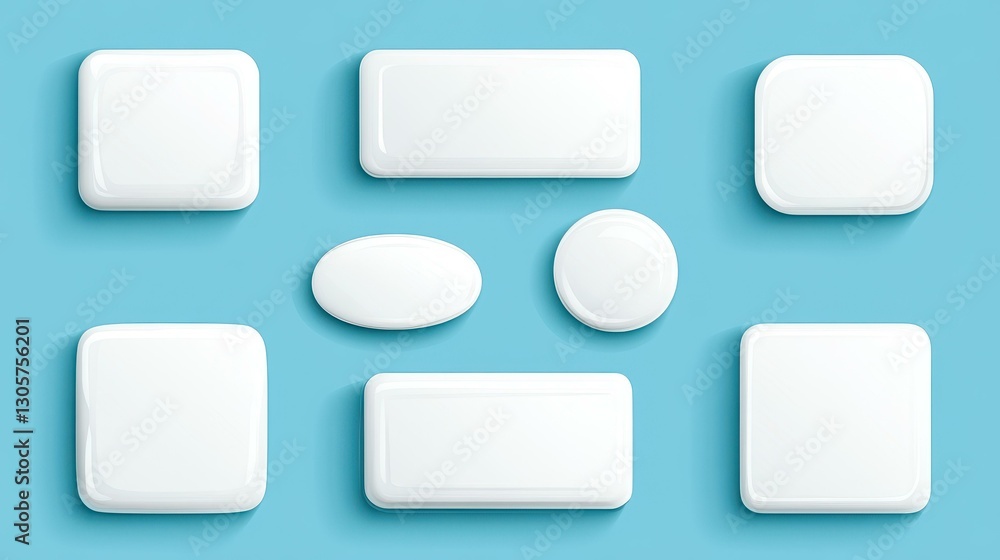 Elevate your decor with a chic set of glass buttons in various shapes, beautifully displayed on a stylish checkered background. Elevate your decor with a chic set of glass buttons in various shapes, beautifully displayed on a stylish checkered background.