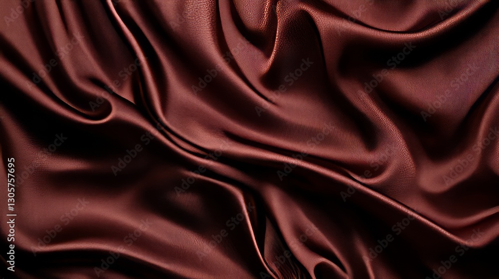 Fototapeta premium Dark maroon and deep brown swirls, rich and luxurious with smooth transitions
