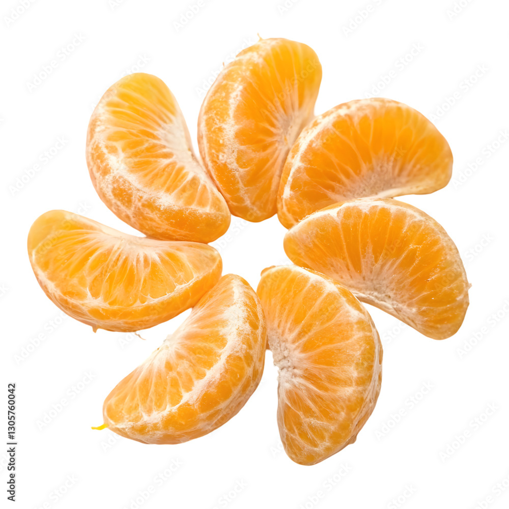 tangerine on white background cutout tangerine on white background cutout